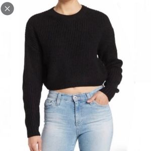 Elodie black knit sweater